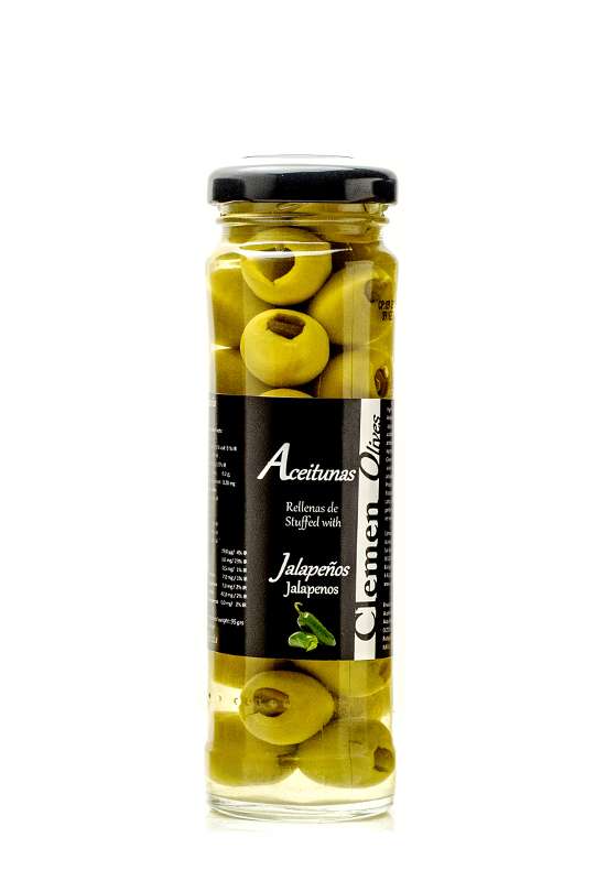 Clemen, Olives-Jalapeños